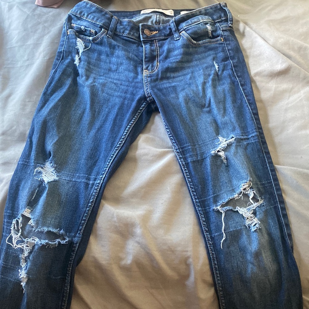 Hollister low rise skinny jeans